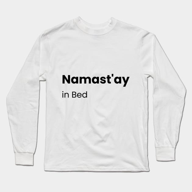 Bedtime Bliss Tee - Embracing the Zen of Rest Long Sleeve T-Shirt by zee